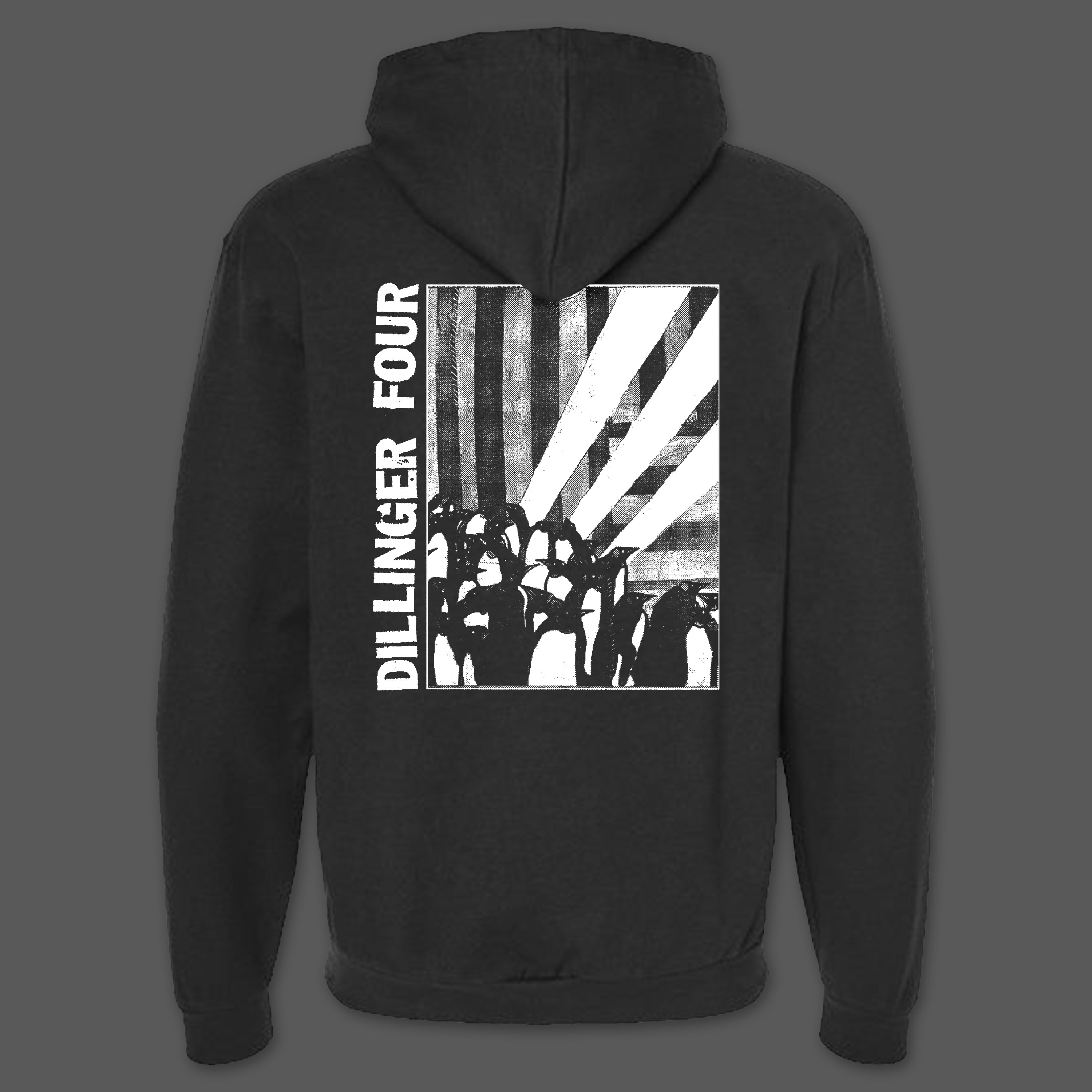Dillinger Four "War" Full Zip Hoodie