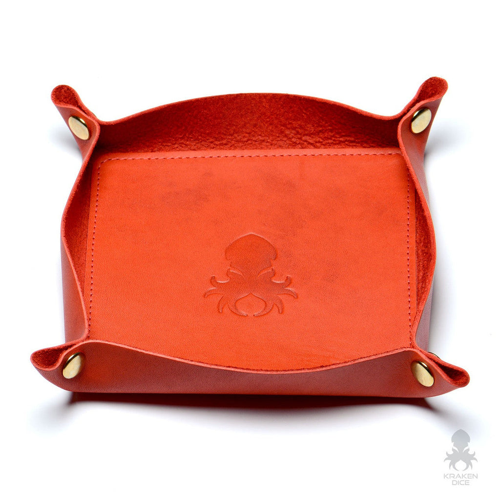 Kraken Dice Leather Dice Tray
