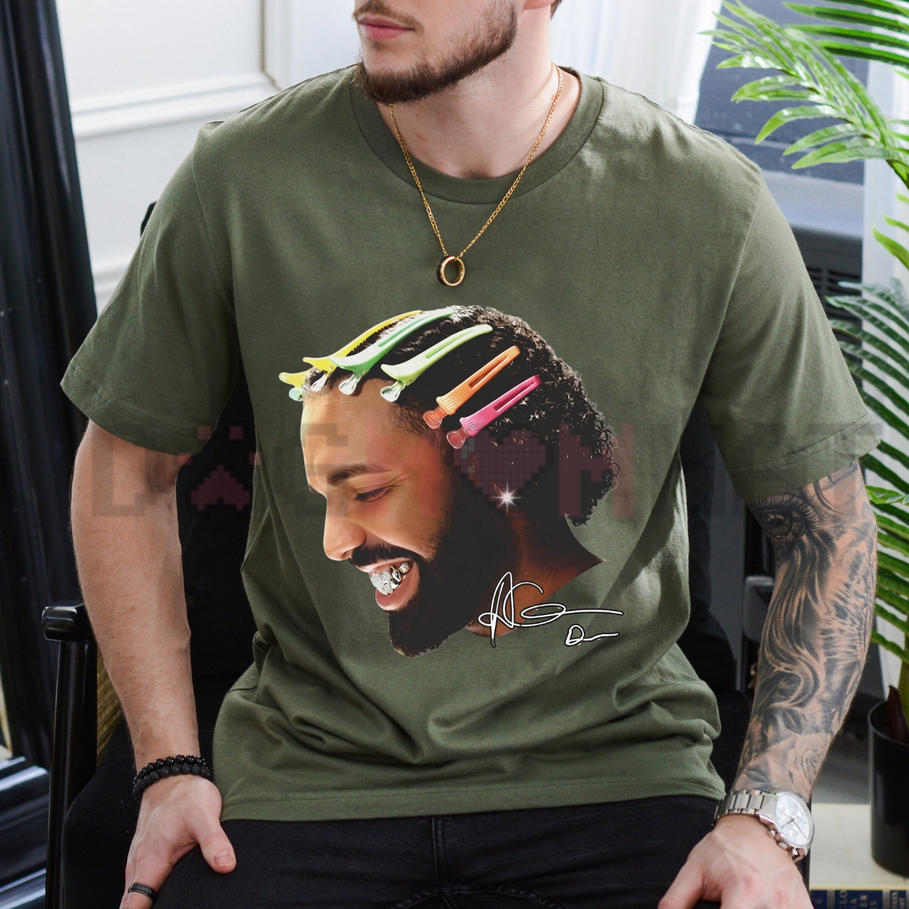 Drake "For All The Dogs" Big Face Graphic Tee – Premium Hip-Hop Streetwear