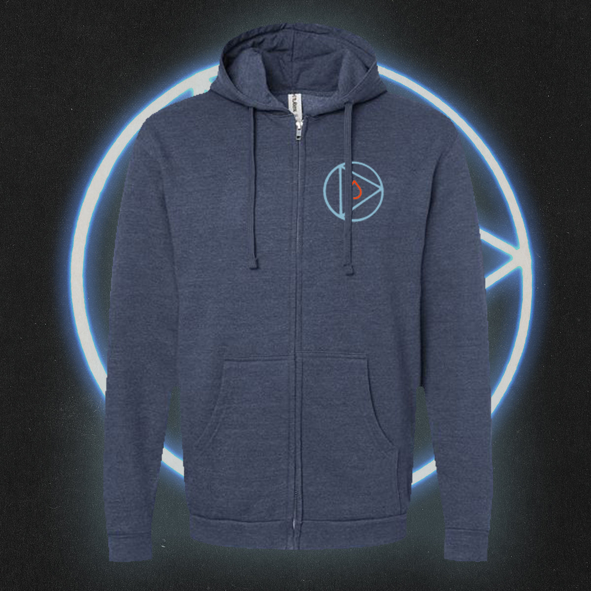 Drakulas "Midnight Skully" Full Zip Hoodie