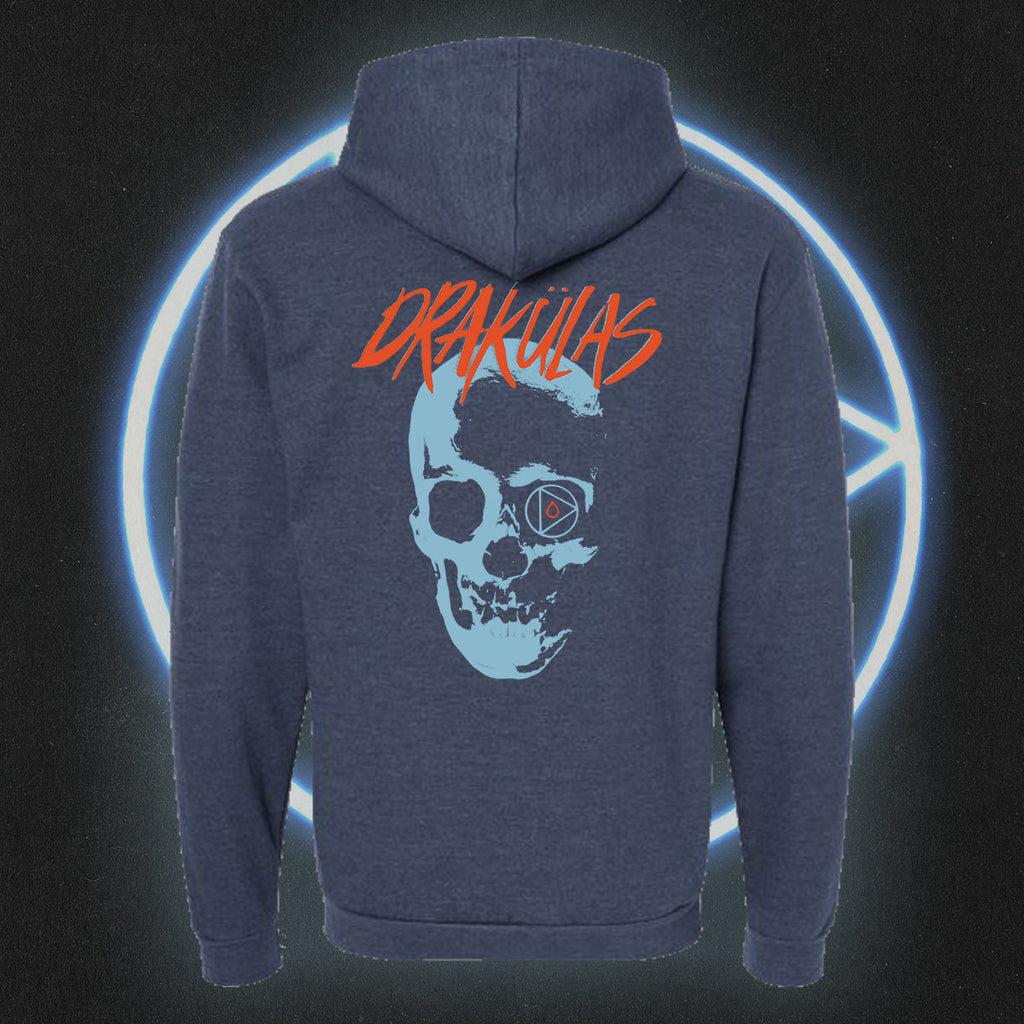 Drakulas "Midnight Skully" Full Zip Hoodie
