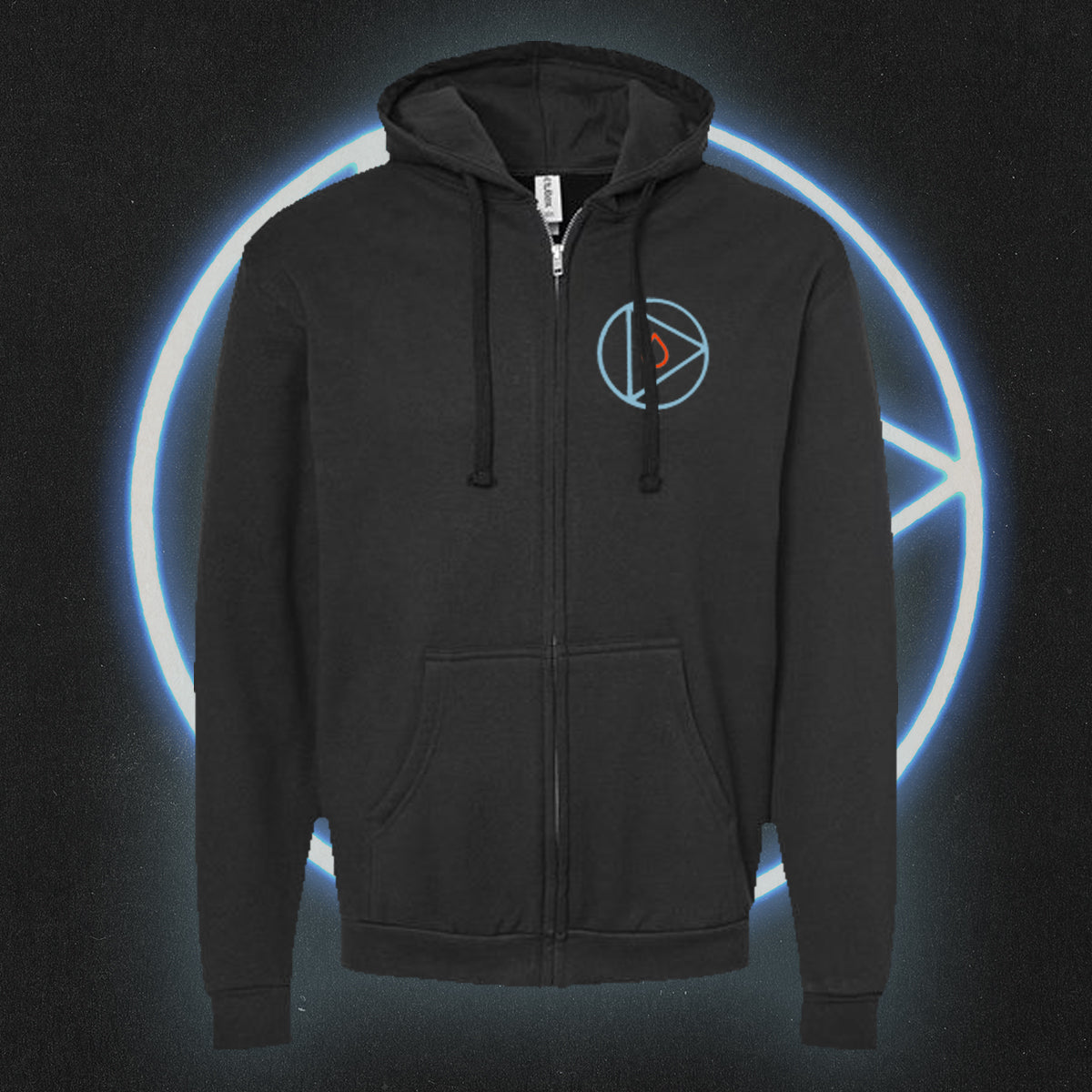 Drakulas "Midnight Skully" Full Zip Hoodie