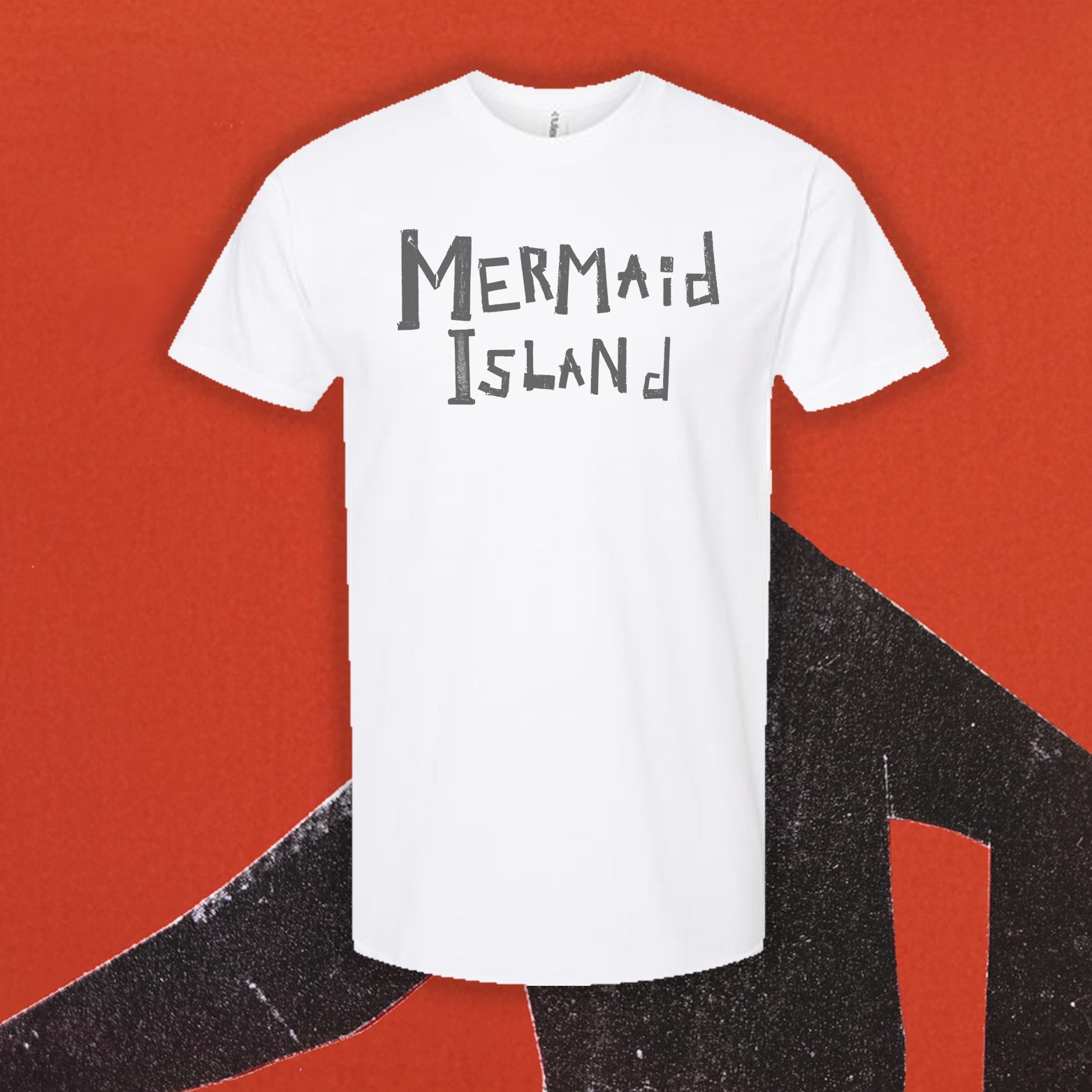 Mermaid Island "Duct Tape" Tee Shirt