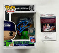 Russell Wilson Signed NFL Seattle Seahawks Funko Pop! #57 Steelers 2023 With JSA COA