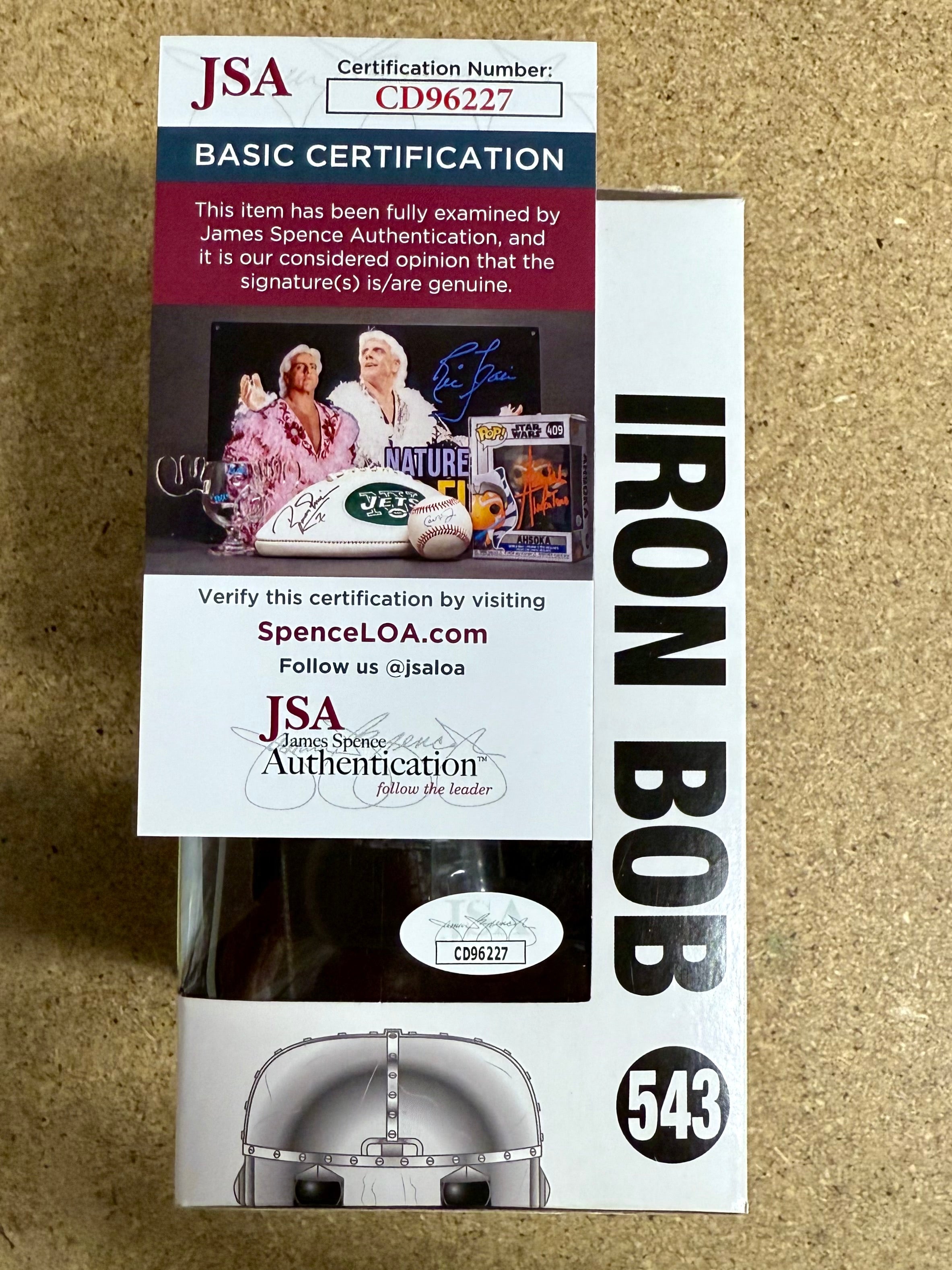 Kevin Smith Signed Iron Bob Funko Pop! #543 Jay And Silent Bob Reboot SDCC 2020 Exclusive With JSA COA