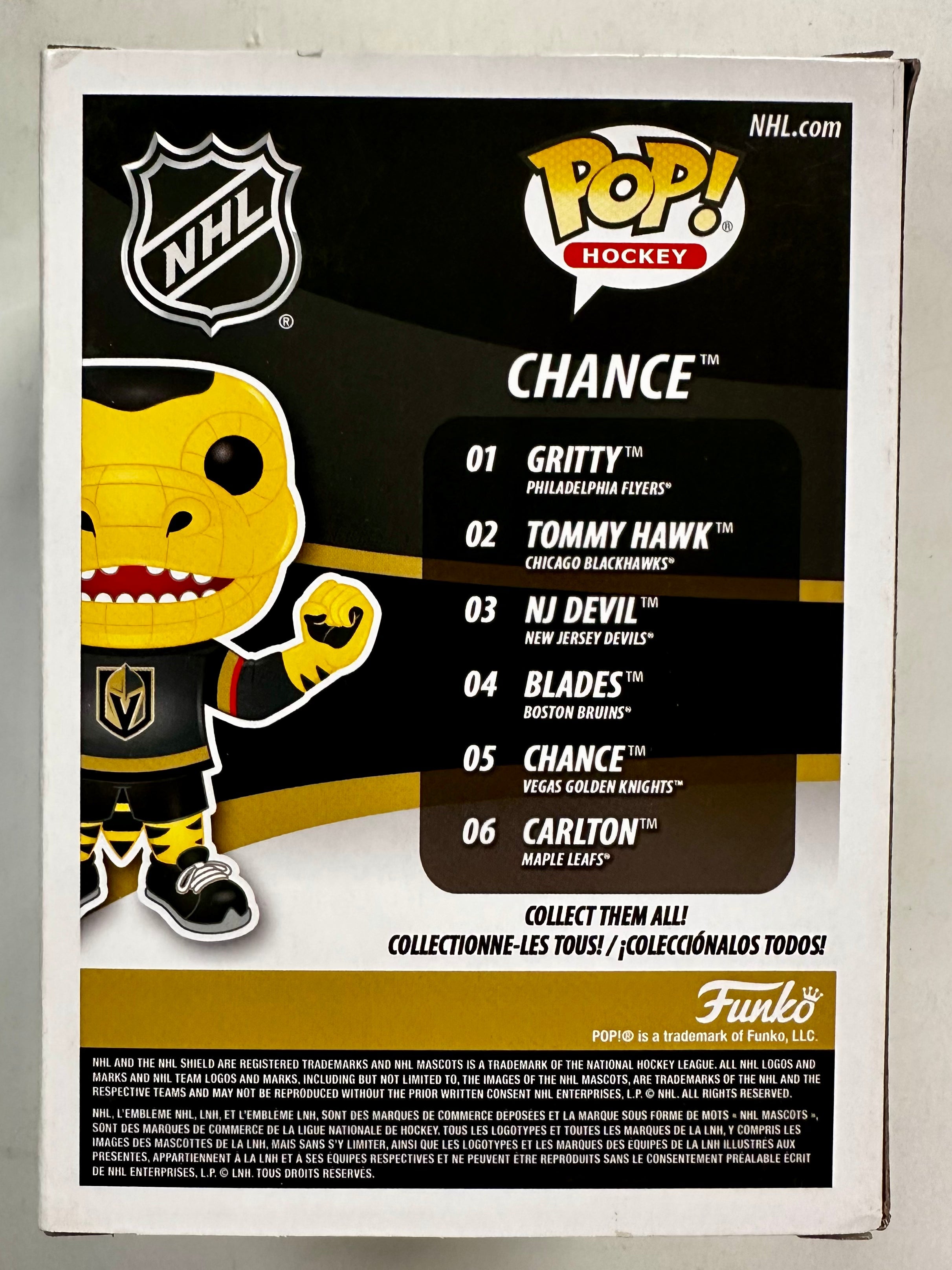 Coach Bruce Cassidy Signed NHL Vegas Knights Chance Funko Pop! #05 With JSA COA