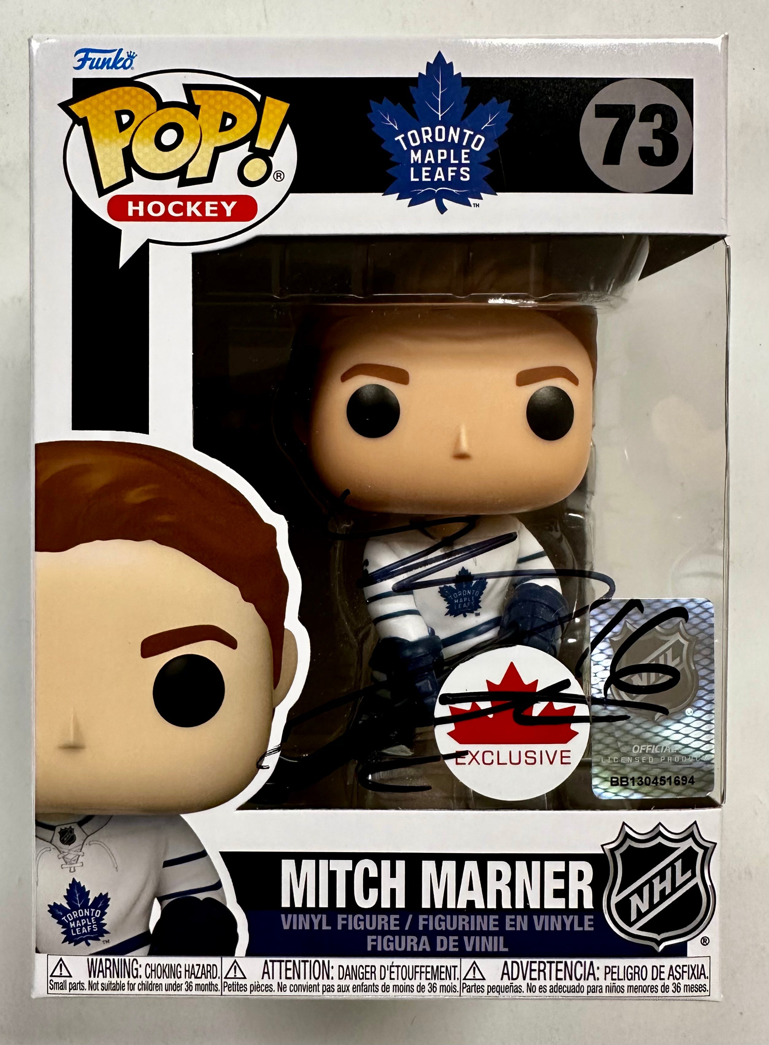 Mitch Marner Signed NHL Toronto Maple Leafs Funko Pop! #73 Exclusive With JSA COA