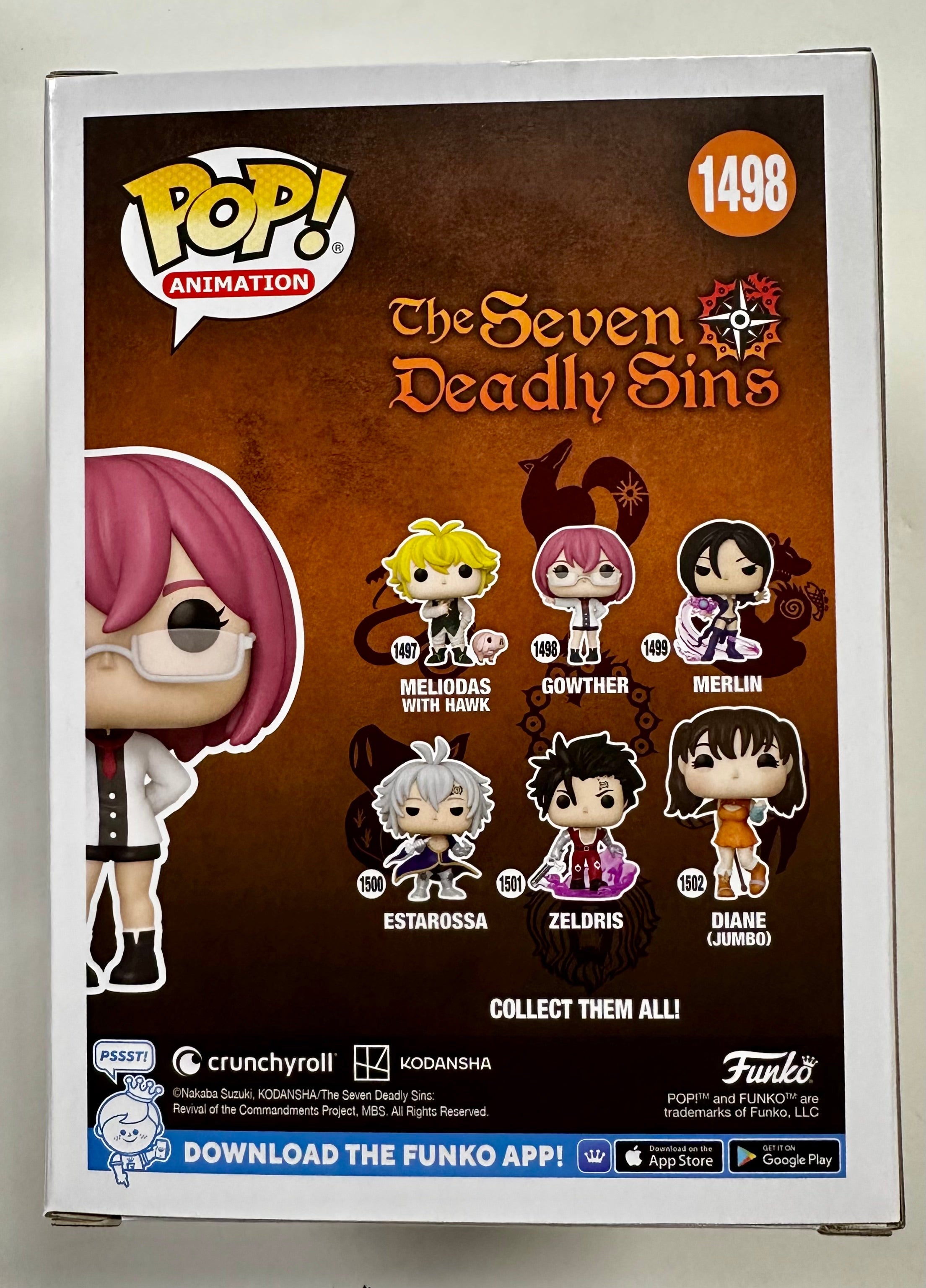 Funko Pop Animation Gowther #1498 Seven Deadly Sins 2023 Goats Sin Of Lust