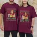 Edgy 'I Do It For The Ho's' Funny Retro Christmas T-Shirt – Unisex Cotton Fabric for Adult, Kids, Youth, Naughty Santa Slogan Tee