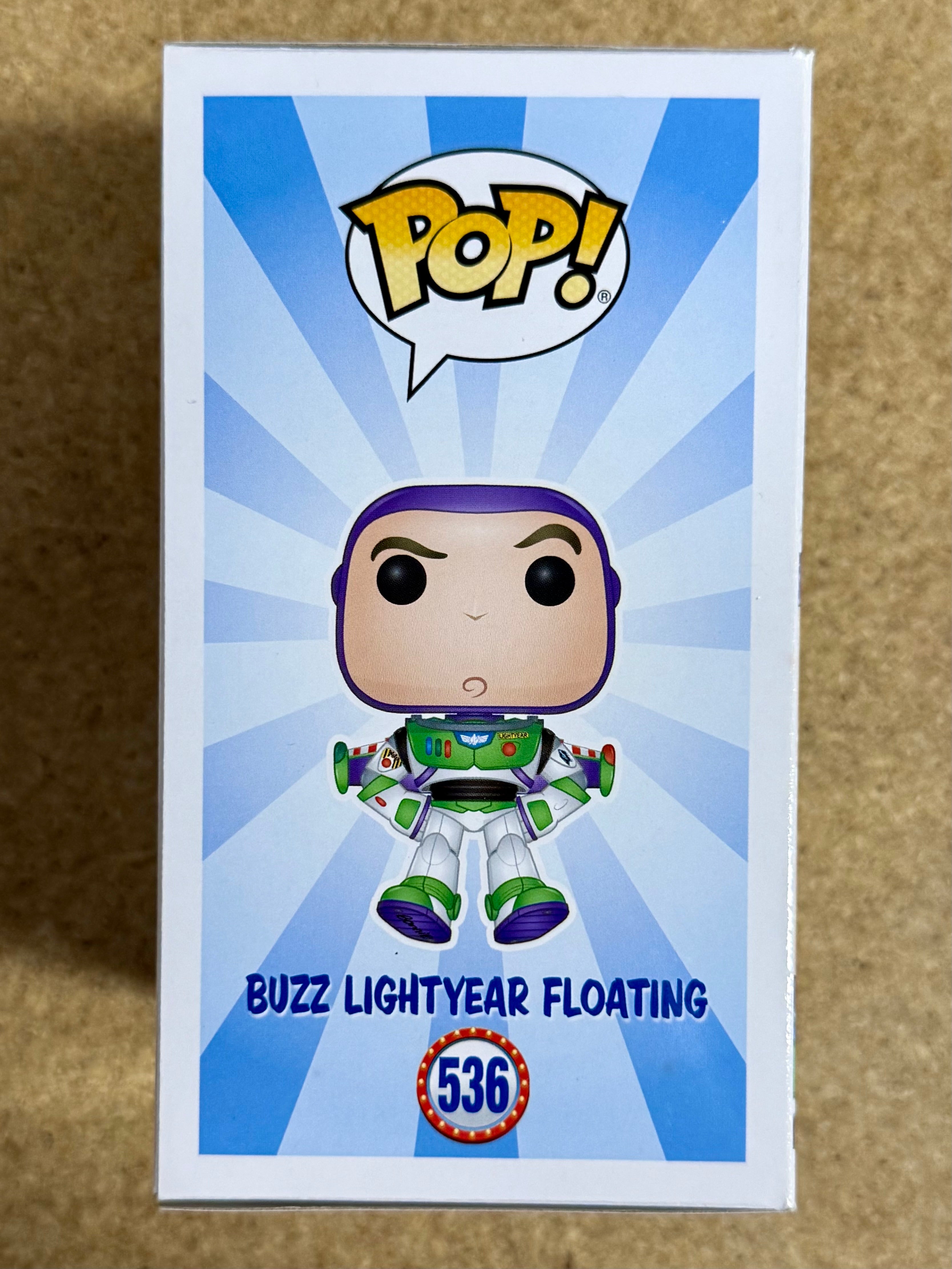 Tim Allen Signed Disney Buzz Lightyear Toy Story Funko Pop! #536 With JSA COA
