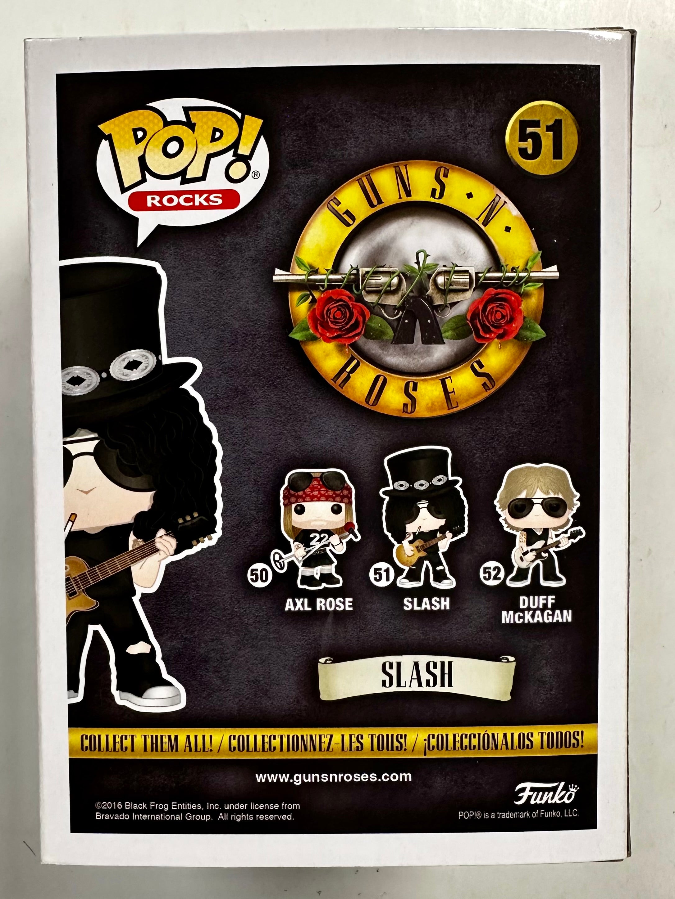Funko Pop! Rocks Slash With Guitar #51 Guns N Roses 2016 Hard Rock