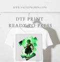 Broly green dragon ball z  kid DTF print