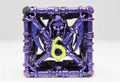 Grim Scythe: Purple - Metal RPG Dice Set
