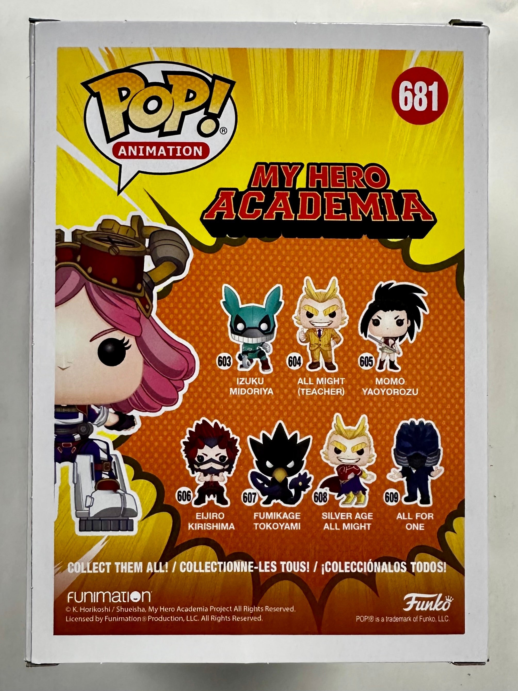 Funko Pop! Animation Mei Hatsume #681 My Hero Academia HT Vaulted 2019 Exclusive