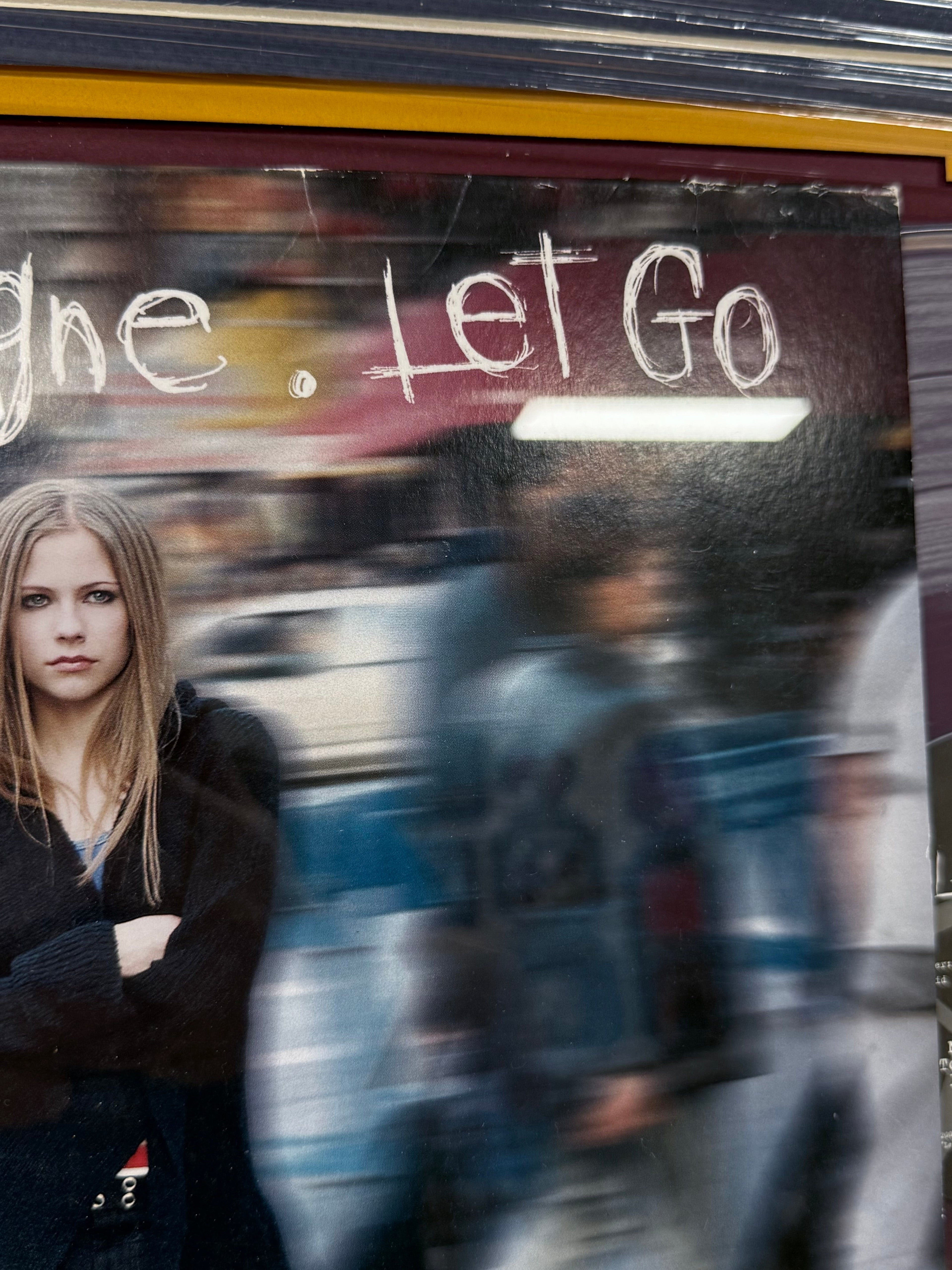 Avril Lavigne Signed & Custom Framed Let Go Limited Vinyl With PSA COA