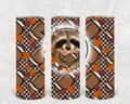 Football Raccoon 20 oz Skinny Tumbler