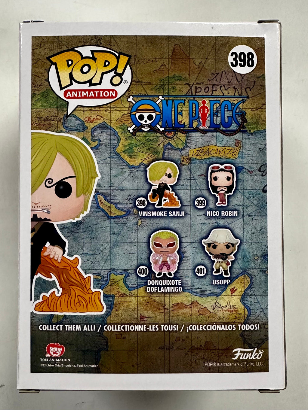 Funko Pop! Animation Vinsmoke “Black Leg” Sanji #398 One Piece Straw Hat Pirates Cook
