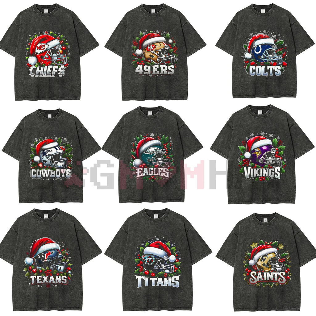 Fun Print Unisex Washed T-Shirt – Oversized Cotton Comfort Retro Streetwear