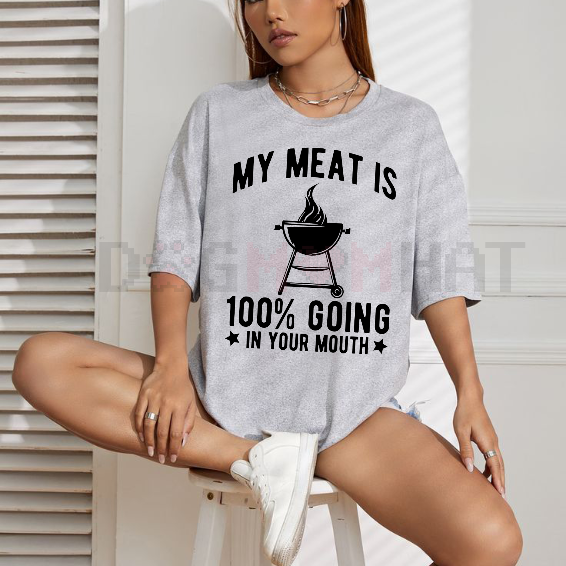 Funny Innuendo BBQ Master T-Shirt – Unisex Grilling Humor Tee