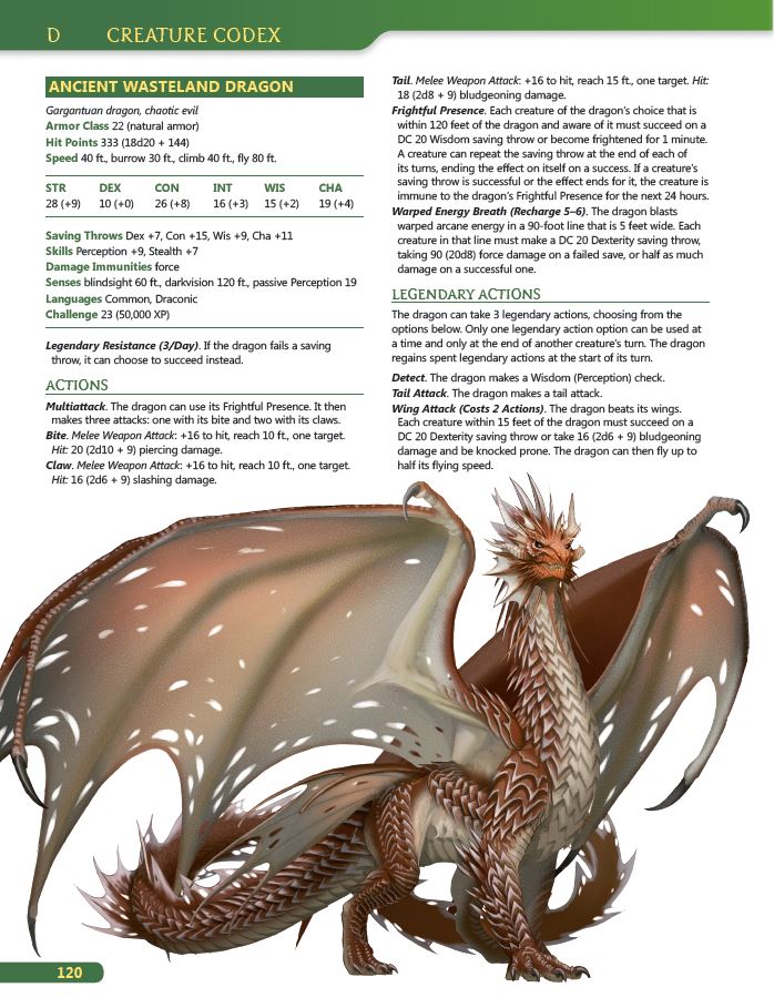 Creature Codex (Hardcover) (5E)