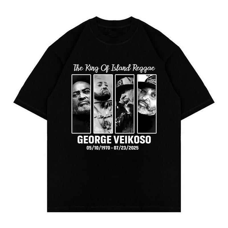 George Veikoso Fiji Memorial 1970-2025 "King of Island Reggae" Shirt
