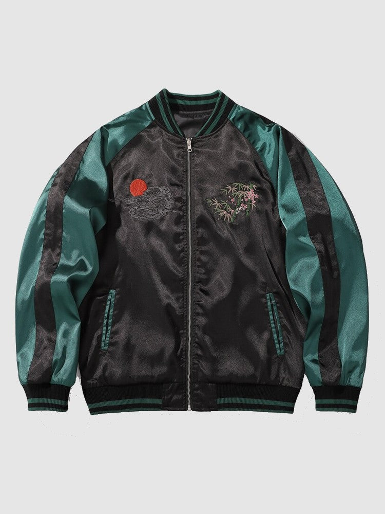 Embroidered Sukajan Tiger Design 'Kasutamu' - Sublimation Jacket (Recreated Edition)