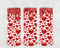 Hearts 20 oz Skinny Tumbler