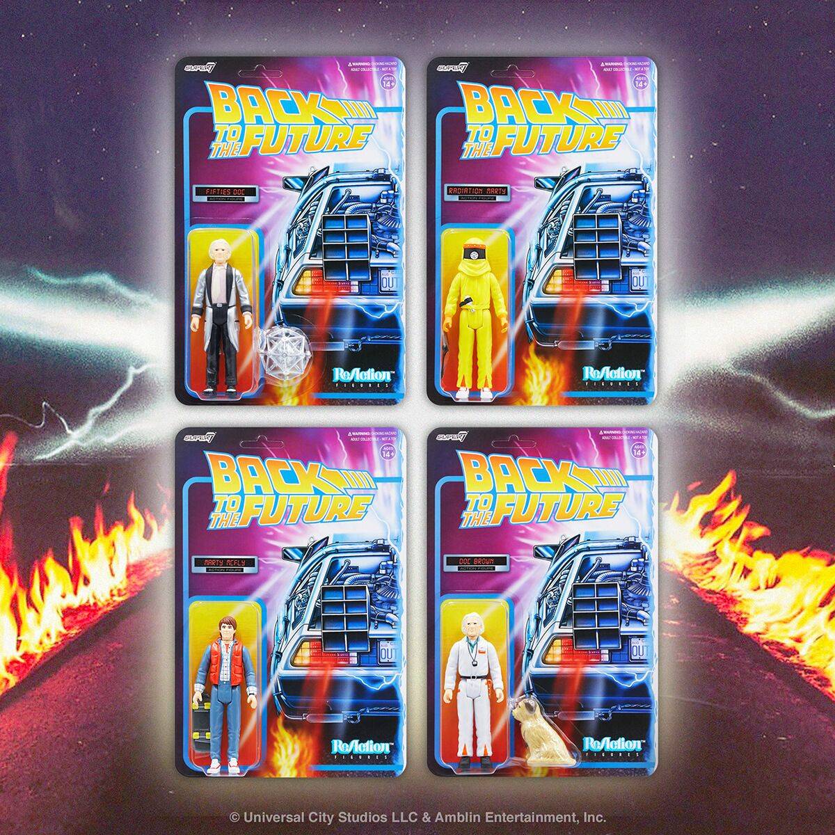 ReAction Back to the Future Fifties Doc 3¾-inch Retro Action Figure