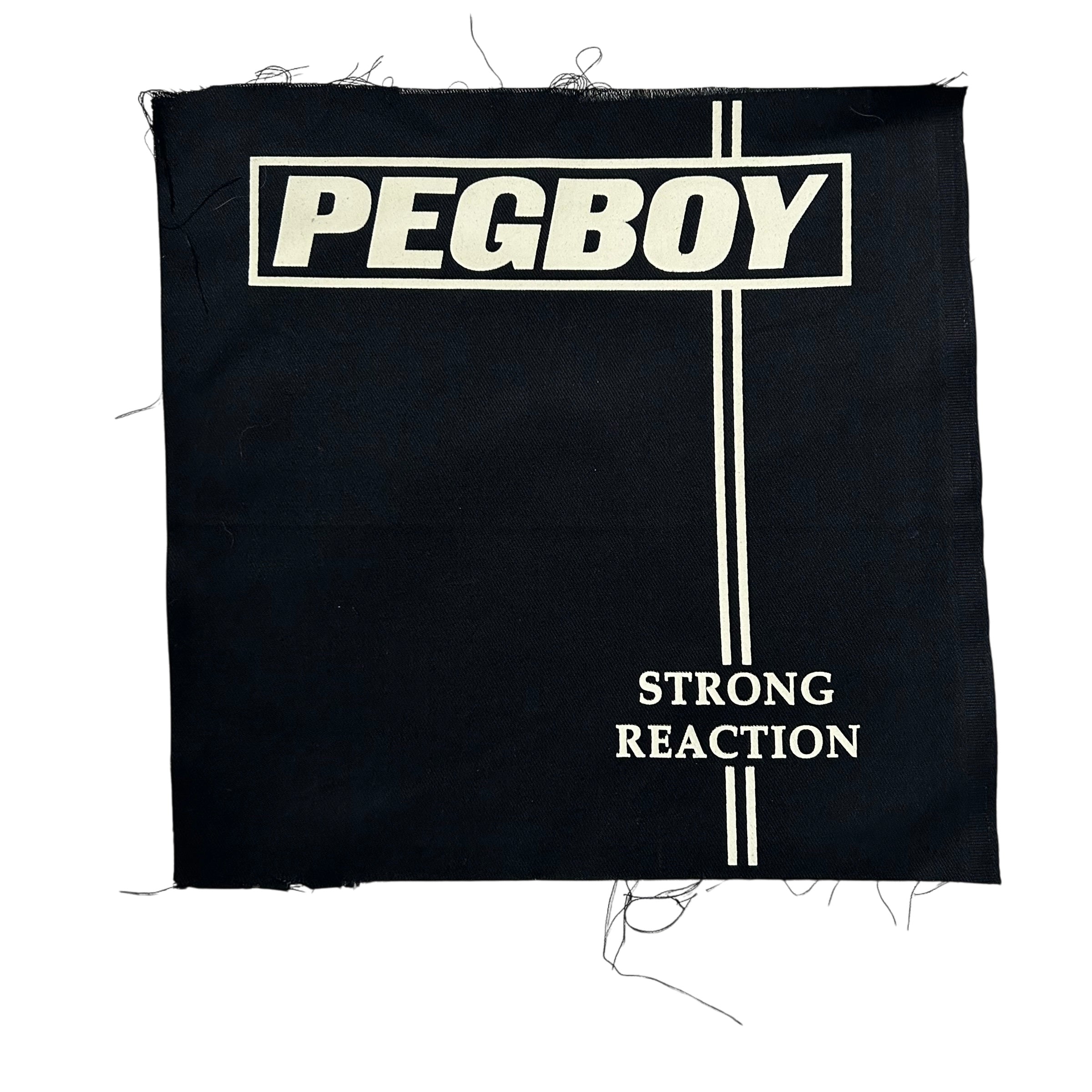 Pegboy "Strong Reaction" Back Patch