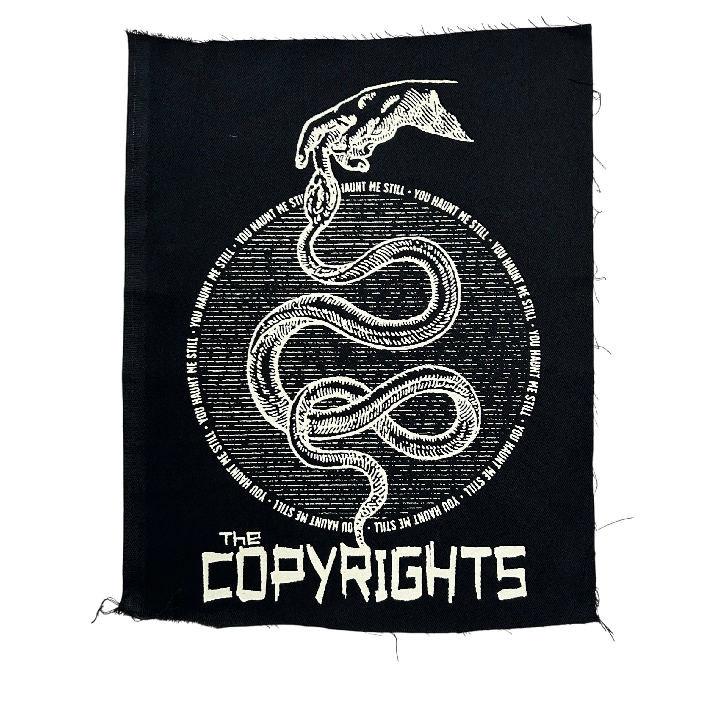 Copyrights "Haunt Me Still" Back Patch