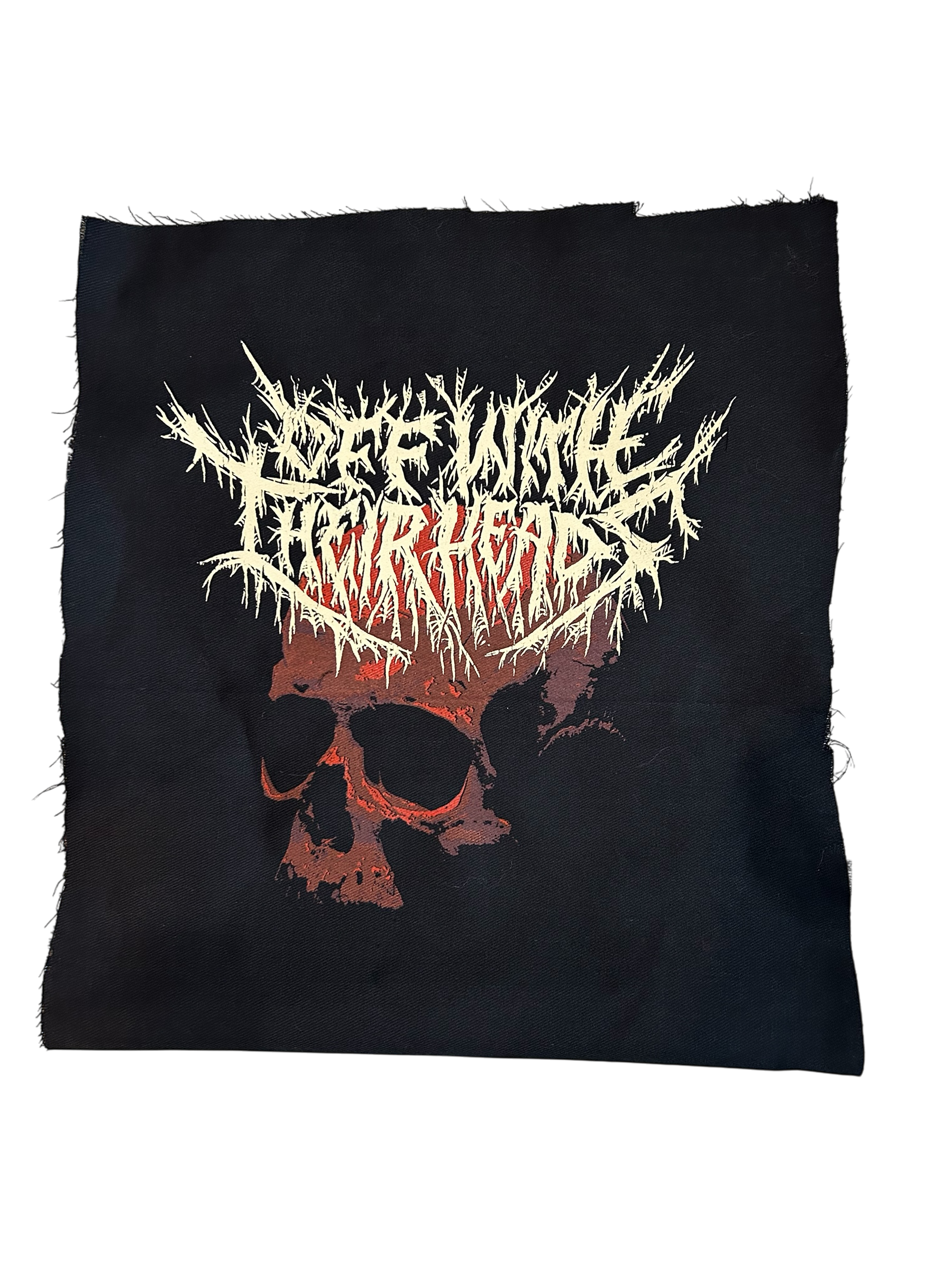 Off With Their Heads "Red Skull" Back Patch