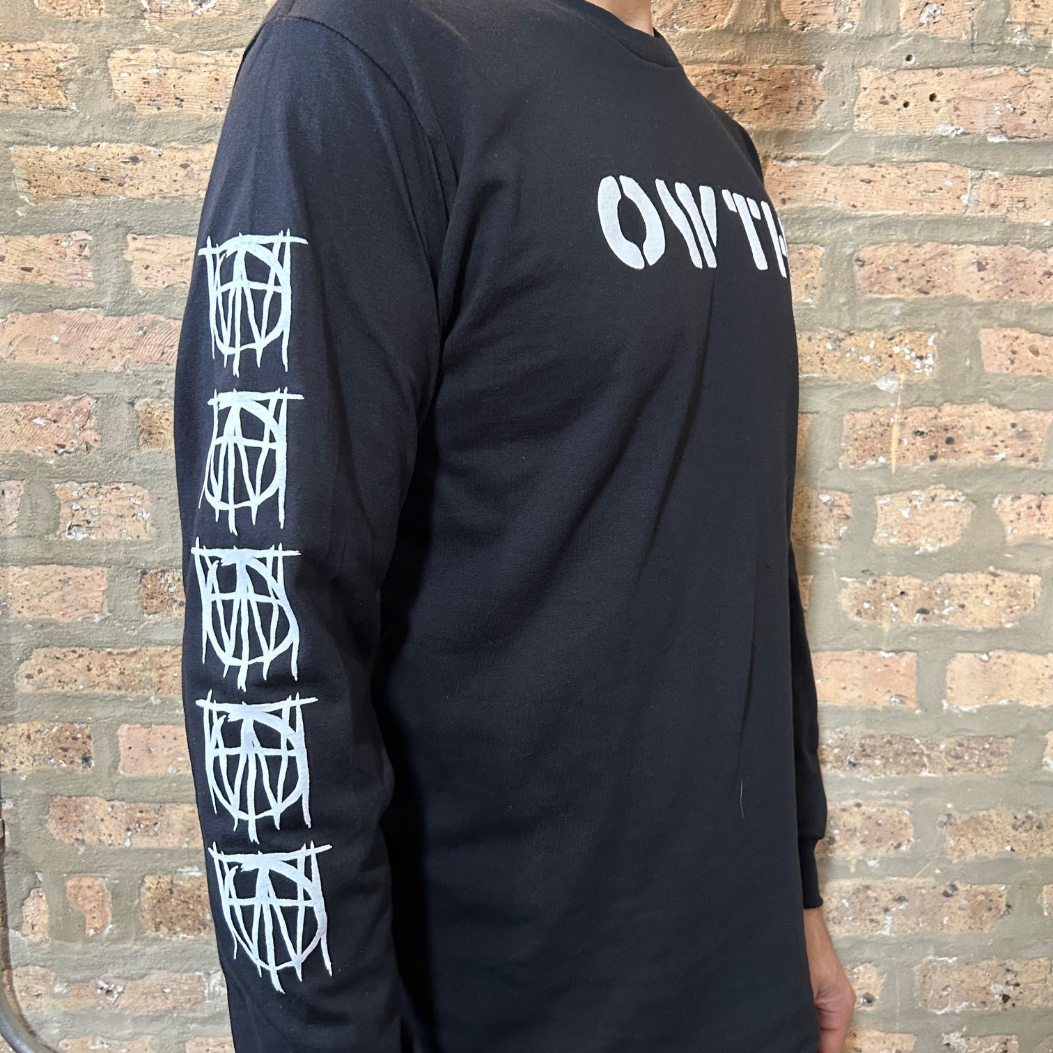 Off With Their Heads "Stencil" Long Sleeve Tee Shirt