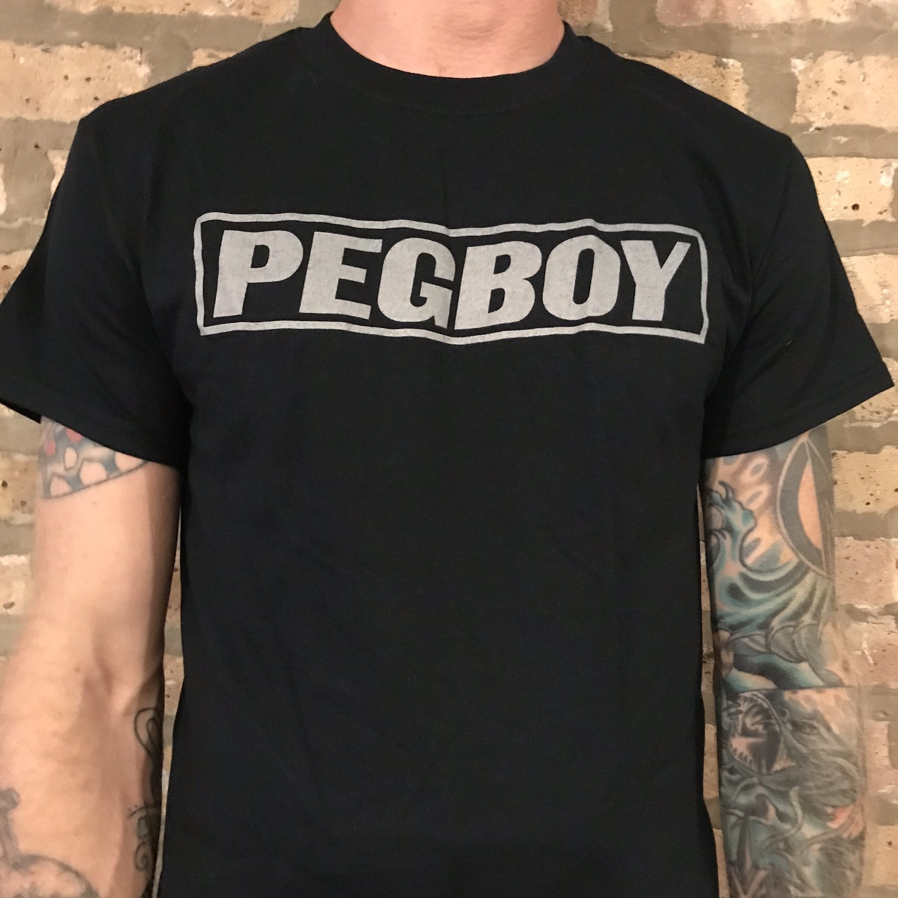 Pegboy "Grey Logo" Tee Shirt