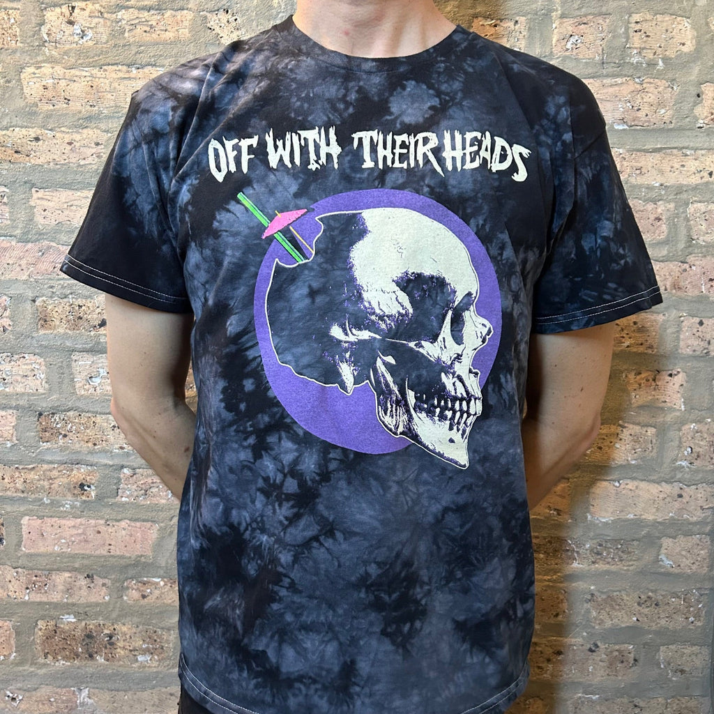 Off With Their Heads "Tiki Skull" Dyed Tee Shirt