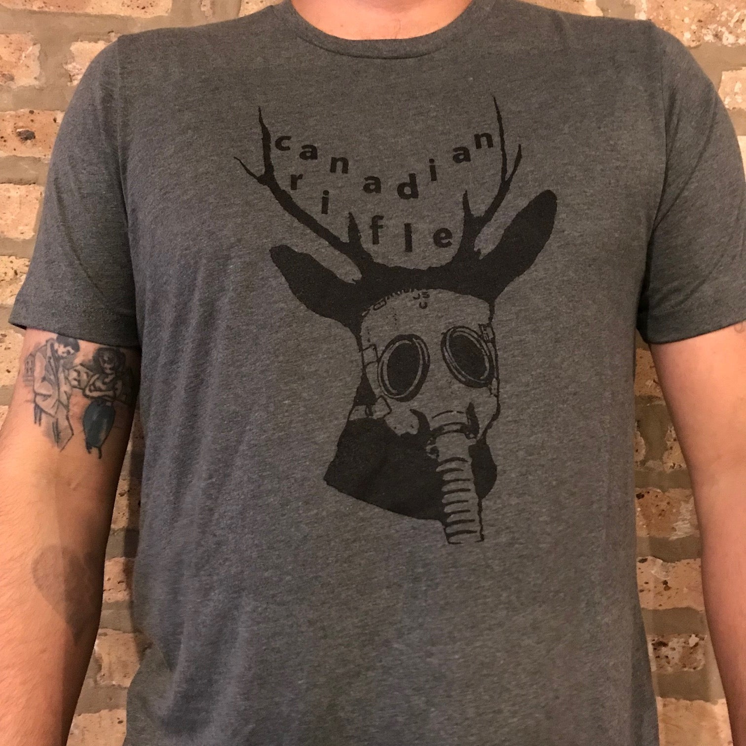 Canadian Rifle "Gas Mask" Tee Shirt