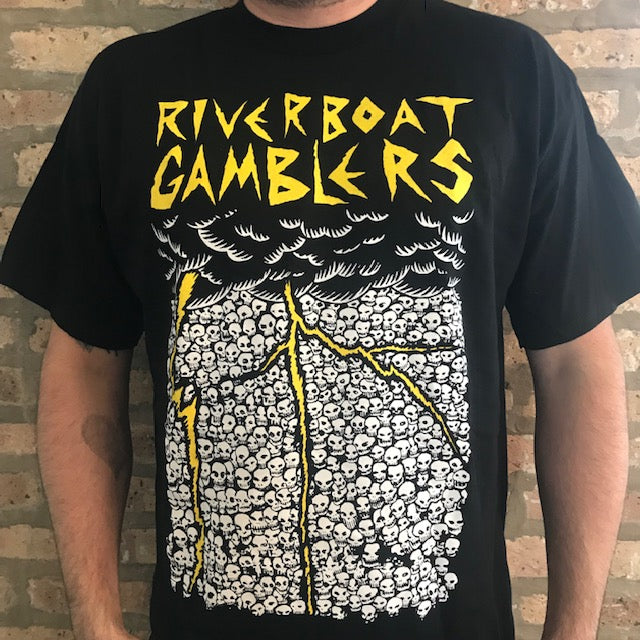 Riverboat Gamblers "Skull Lightning" Tee Shirt