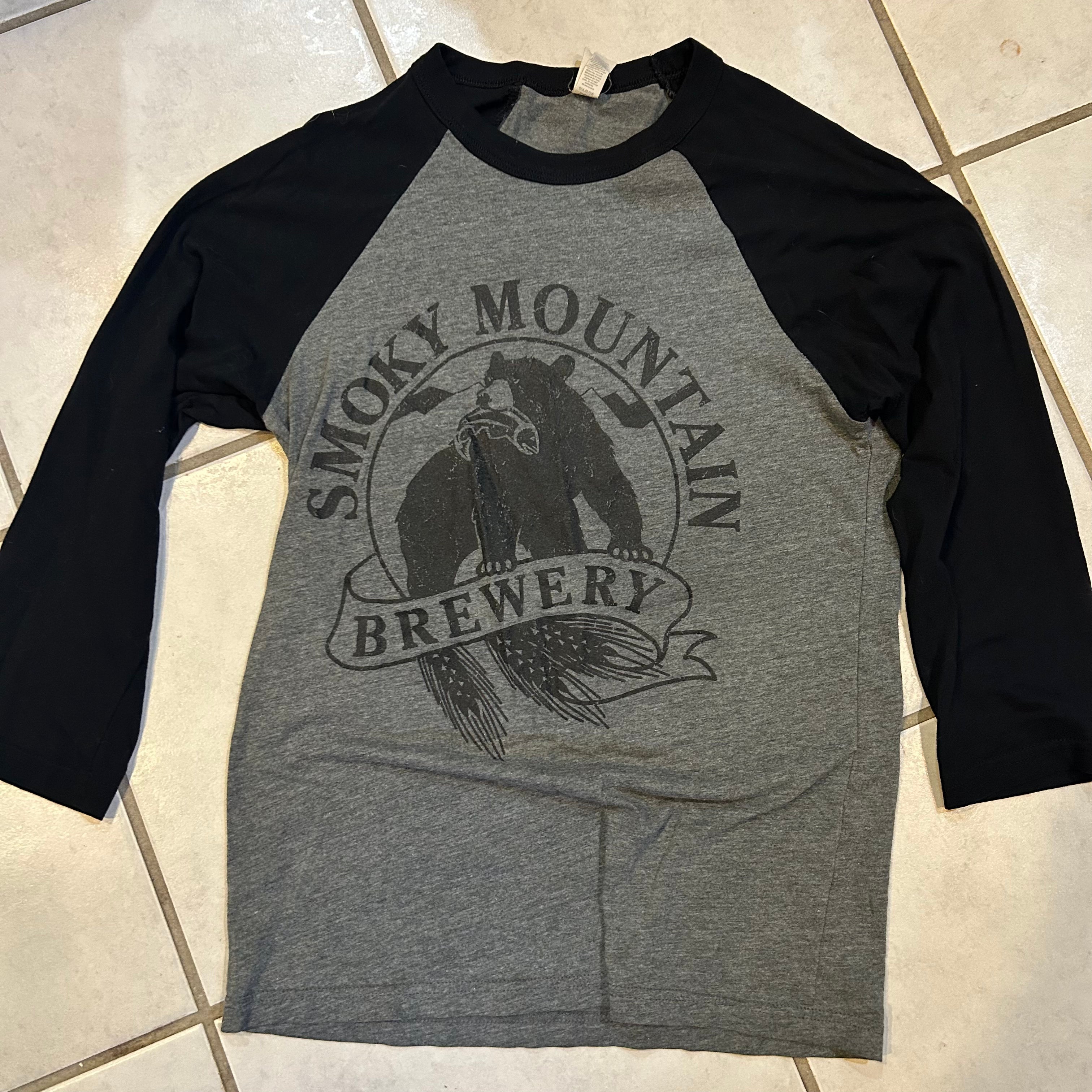 Smoky Mountain Brewery  Raglan Tee