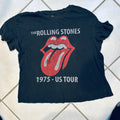 Rolling Stones Crop Tee Shirt