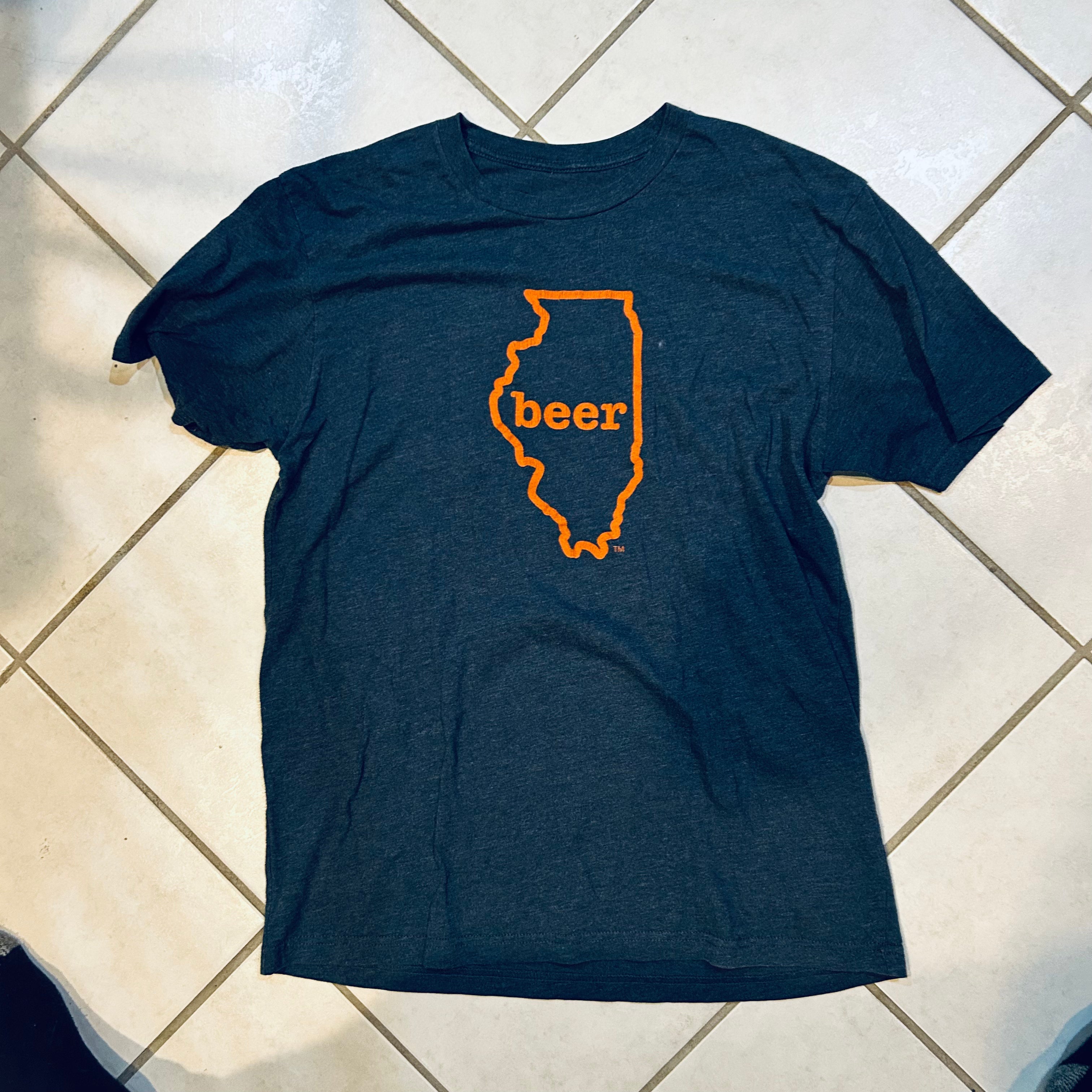 Illinois Beer Tee Shirt