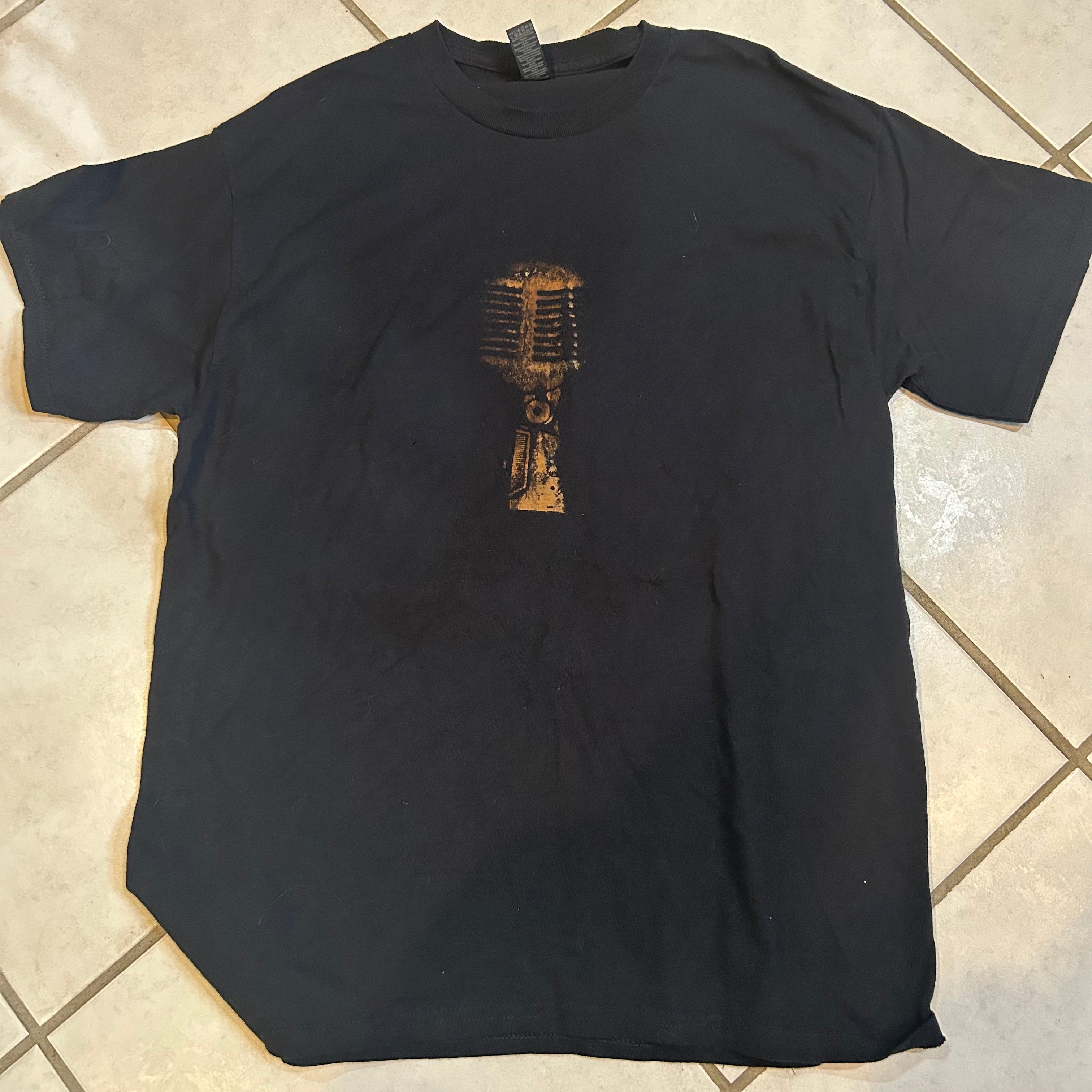Microphone Bleach Tee Shirt M