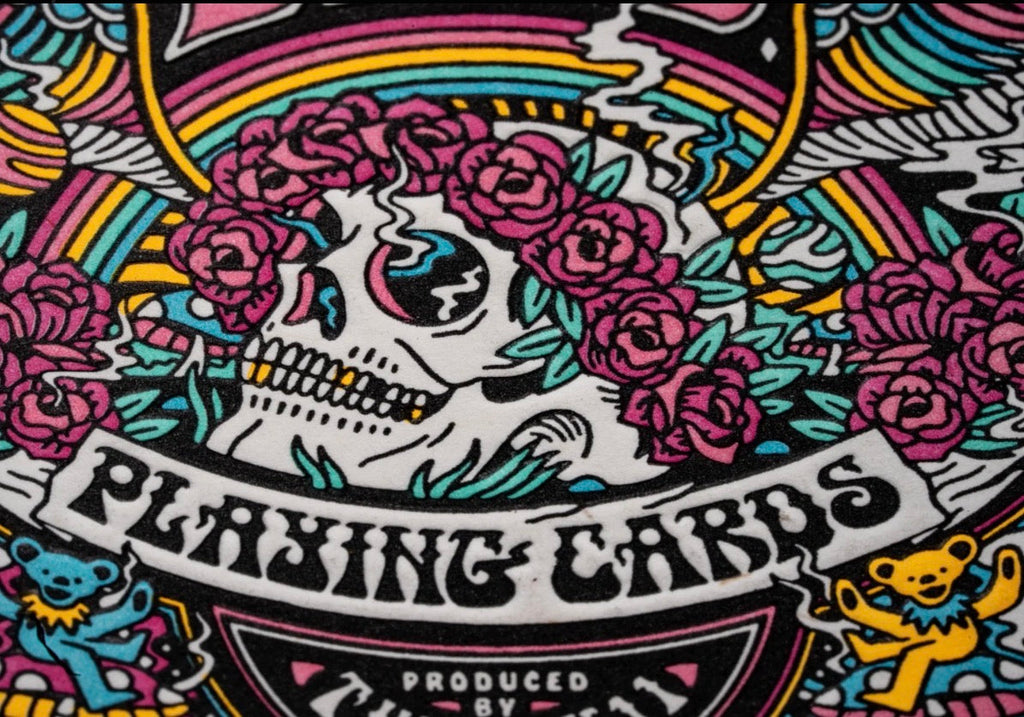 Grateful Dead Drops - Stealie Pickleball Paddle Cover & Playing Card Collectors Edition