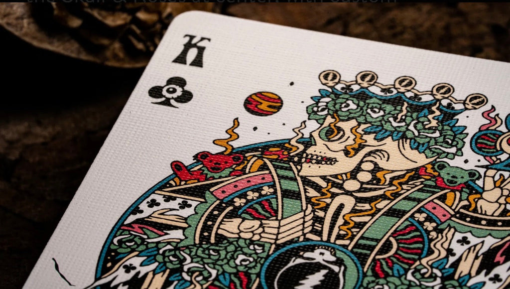 Grateful Dead Drops - Stealie Pickleball Paddle Cover & Playing Card Collectors Edition