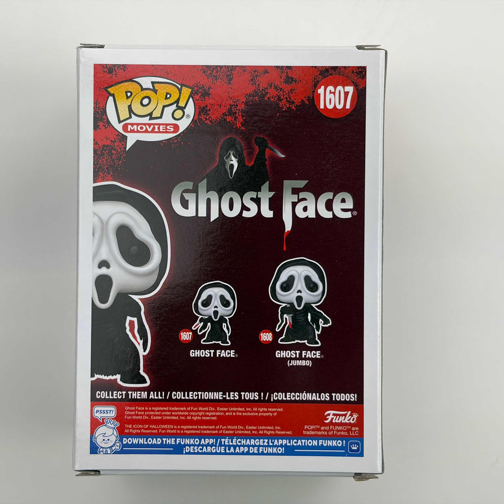 Autographed/Signed Skeet Ulrich Inscribed Billy Ghostface Scream Funko Pop #1607 Movie Figurine Toy JSA COA