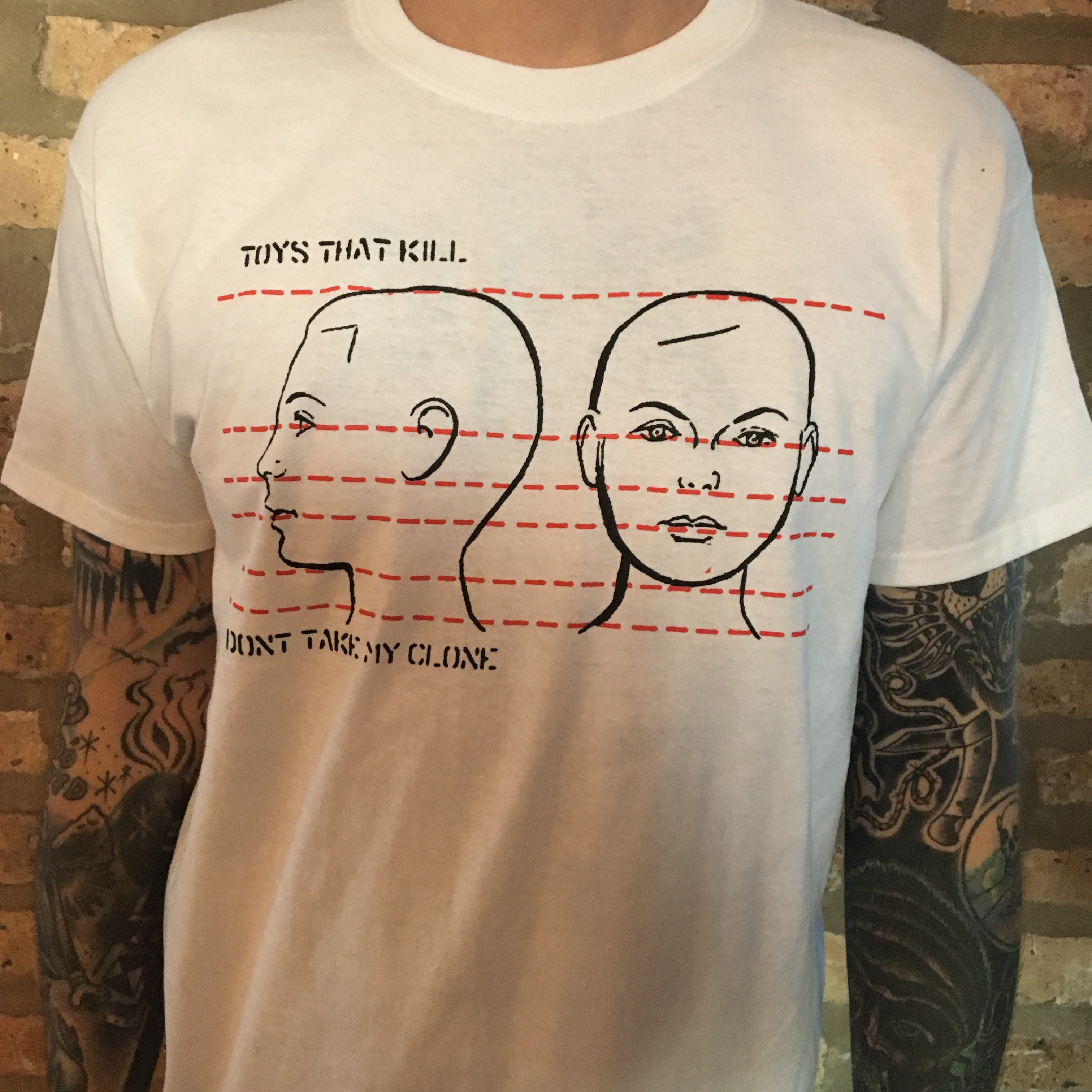 Toys That Kill "Don't Take My Clone" Tee Shirt