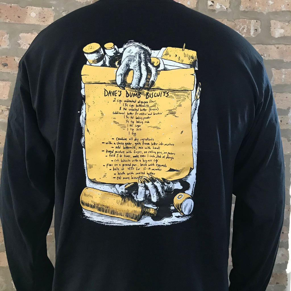 Dave Stone "Biscuit Brigade" Long Sleeve Tee Shirt