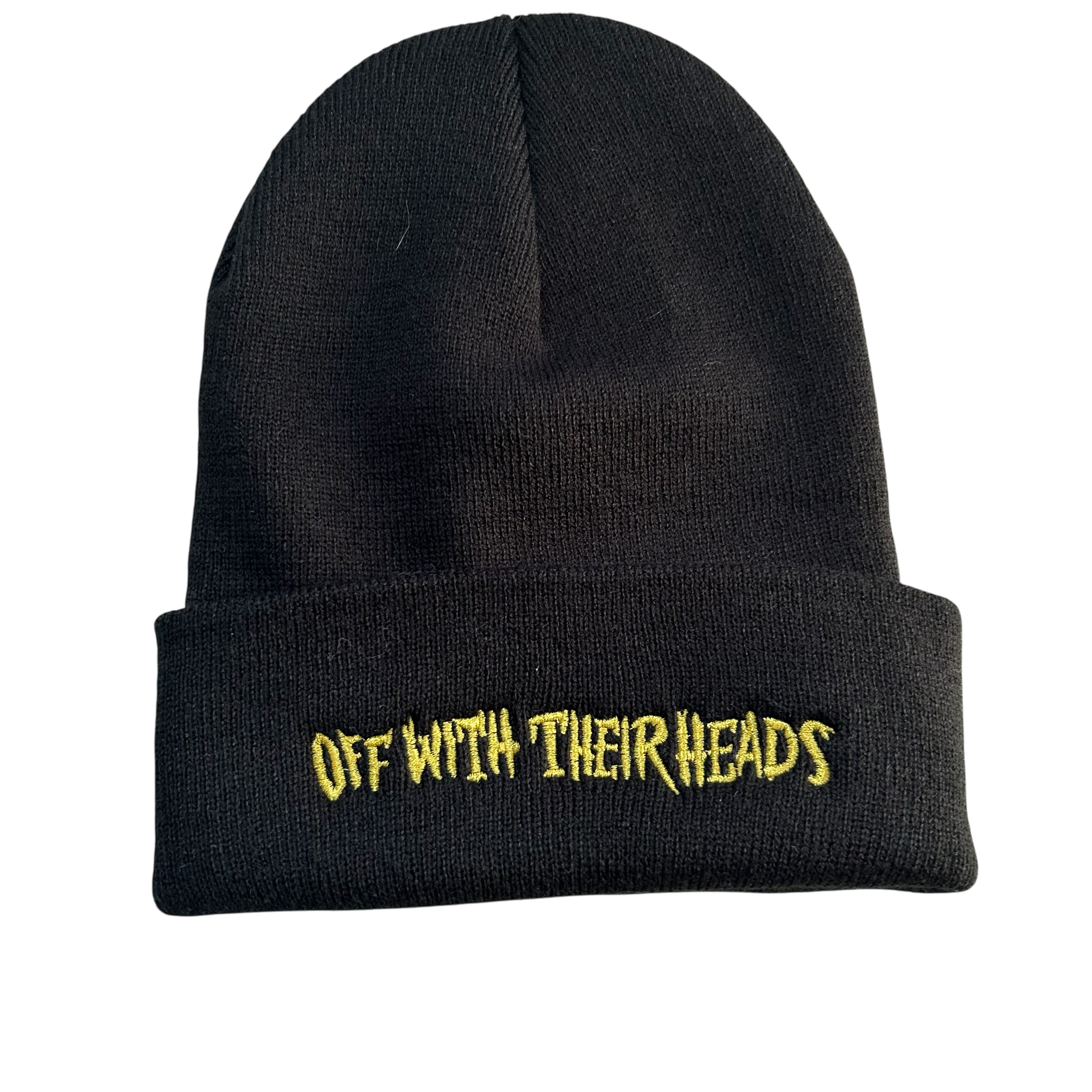 Off With Their Heads "Black N Gold" Beanie