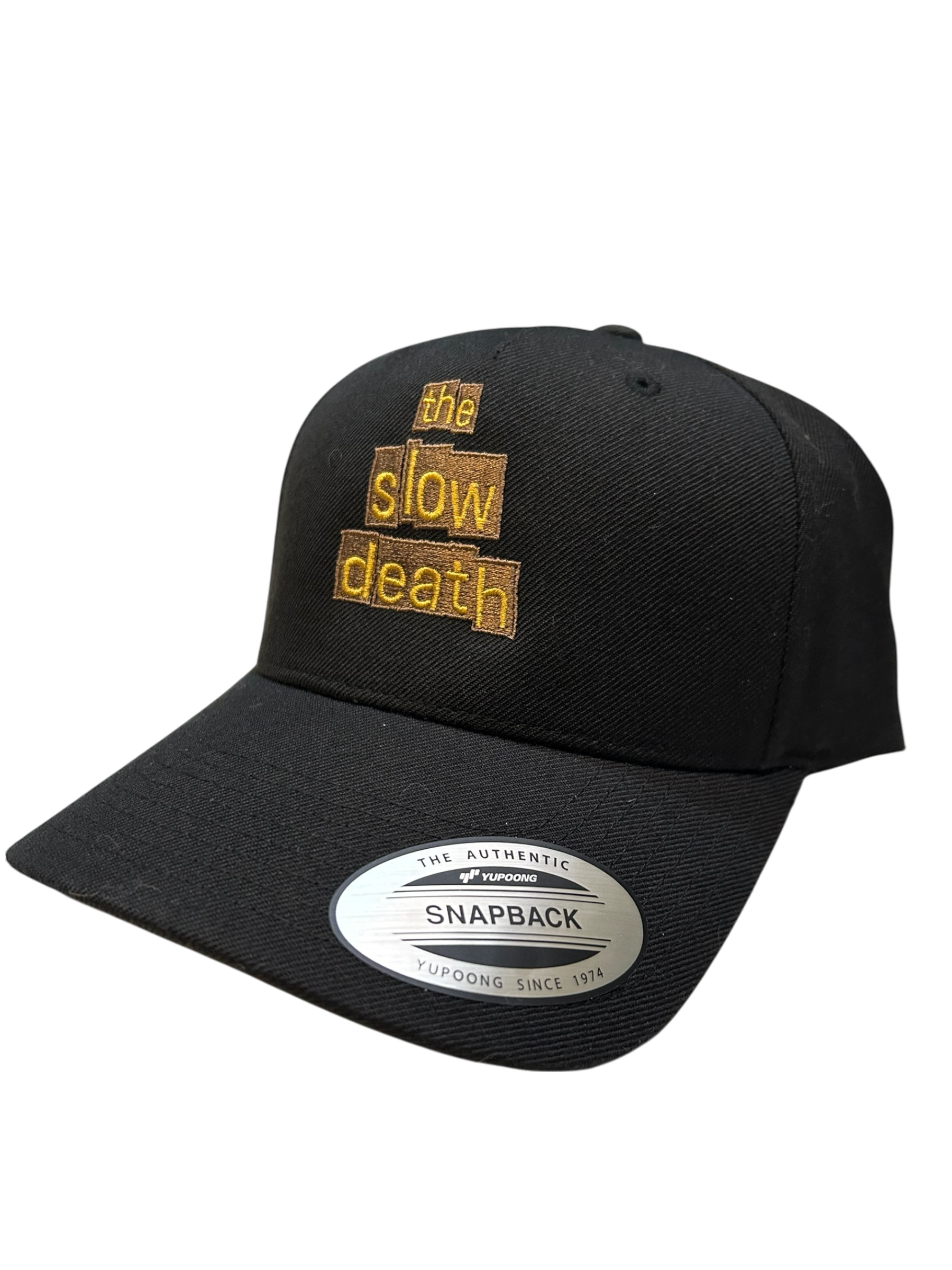 The Slow Death Embroidered Snap Back Baseball Hat