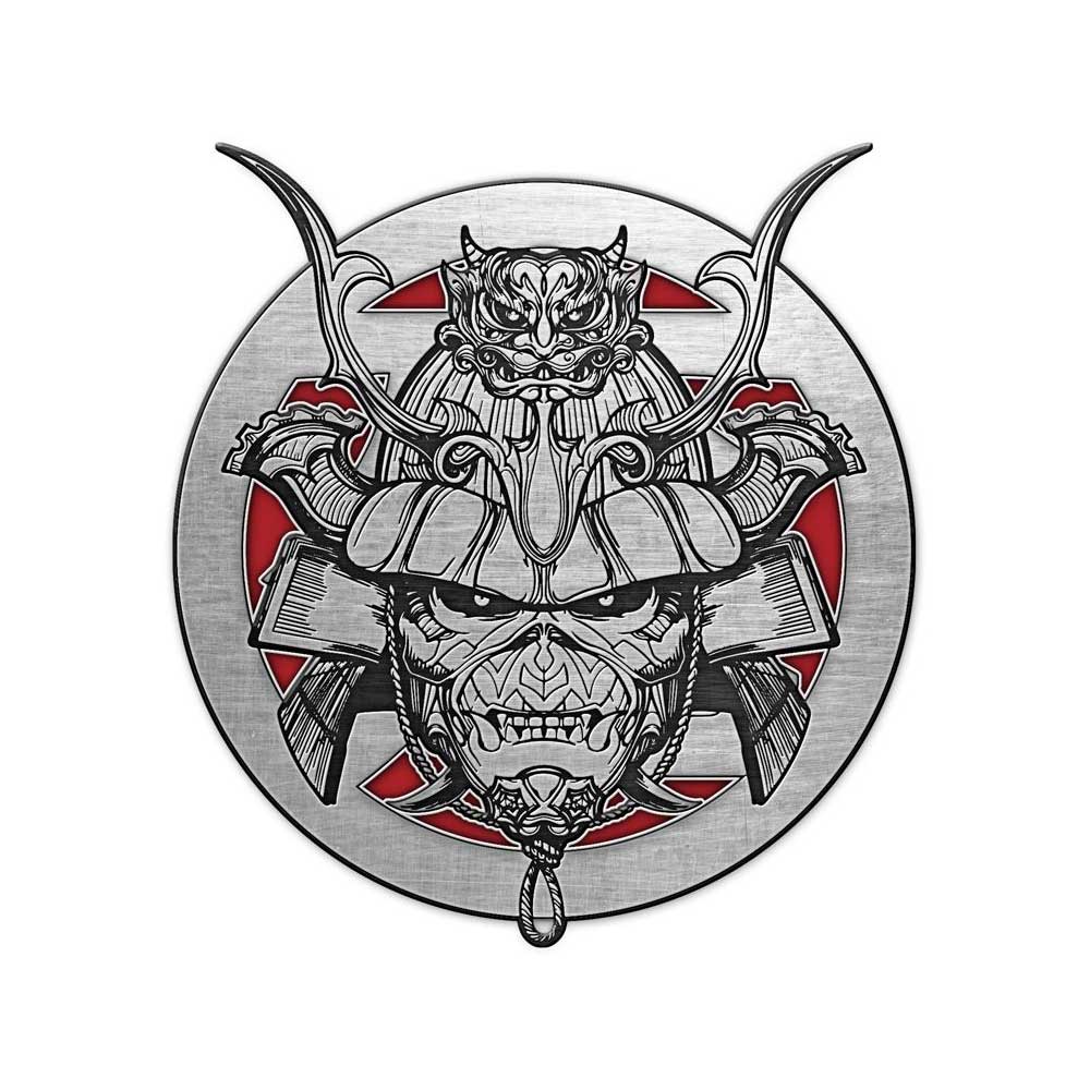Iron Maiden Senjutsu Samurai Lapel Pin Badge