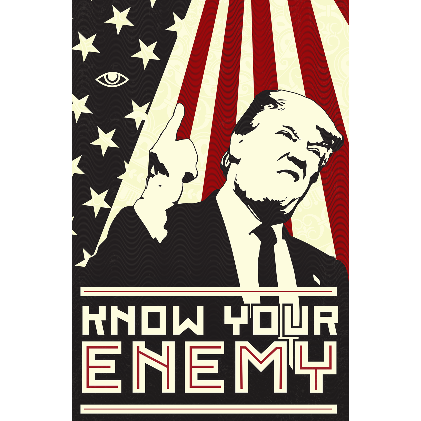 Know Your Enemy Poster by Russell Blair (Limited Edition 40 Prints) [Proceeds Donated]