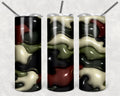 Camo Puffy 20 oz Skinny Tumbler